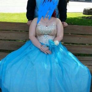 CORSET BACK PROM DRESS